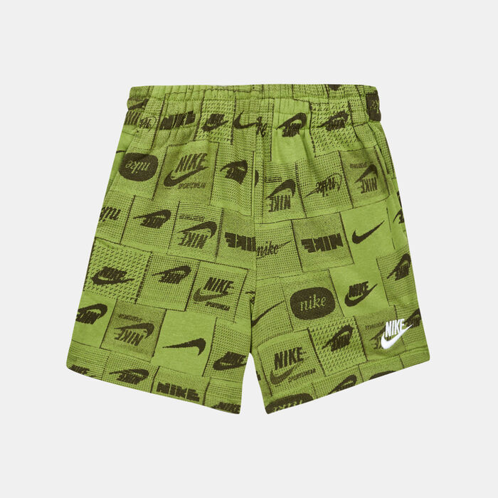 Nike Kids' Sportswear Club Allover Shorts (Babies and Younger Kids) yellow image number 0