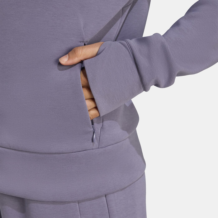 adidas Women's Designed For Training Hoodie Purple adidas Women's Designed For Training Hoodie Purple image number 4
