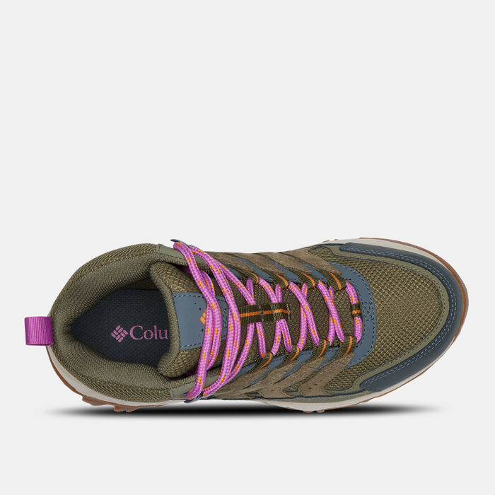 Columbia Women's Strata Trail Mid Waterproof Boots Green image number 5