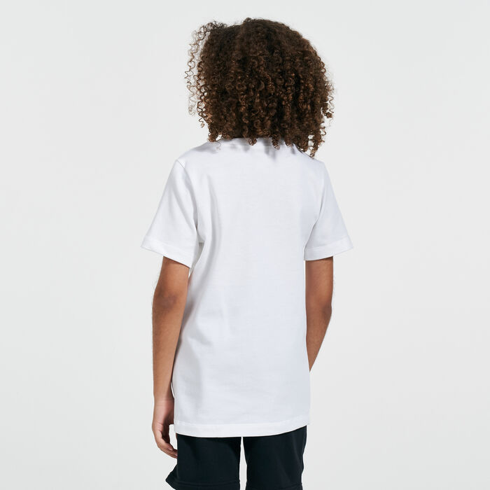 Nike Kids' Sportswear Glow-In-The-Dark T-Shirt (Older Kids) White Nike Kids' Sportswear Glow-In-The-Dark T-Shirt (Older Kids) White image number 1