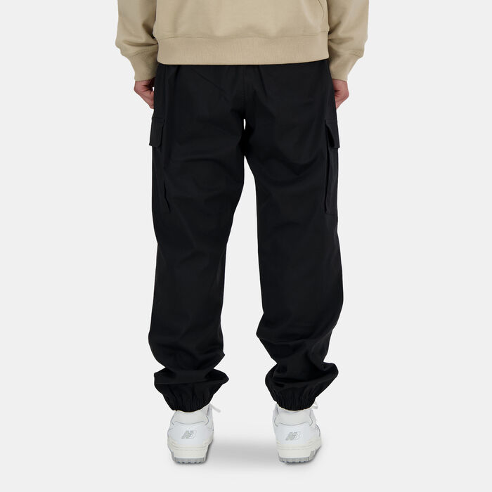 New Balance Men's Twill Cargo Joggers Black New Balance Men's Twill Cargo Joggers Black image number 1