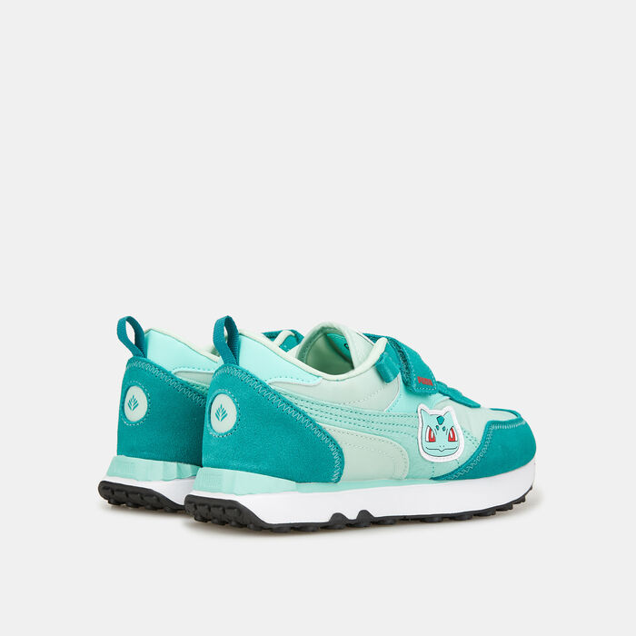 PUMA Kids' x POKÉMON Rider FV Bulbasaur Shoe Green PUMA Kids' x POKÉMON Rider FV Bulbasaur Shoe Green image number 2