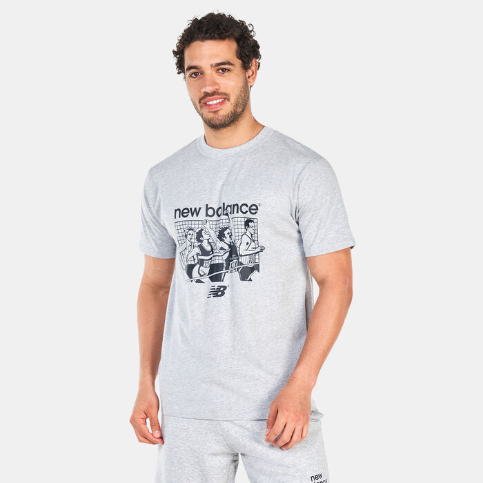 New Balance Men's Athletics Remastered Graphic T-Shirt Grey New Balance Men's Athletics Remastered Graphic T-Shirt Grey image number 0