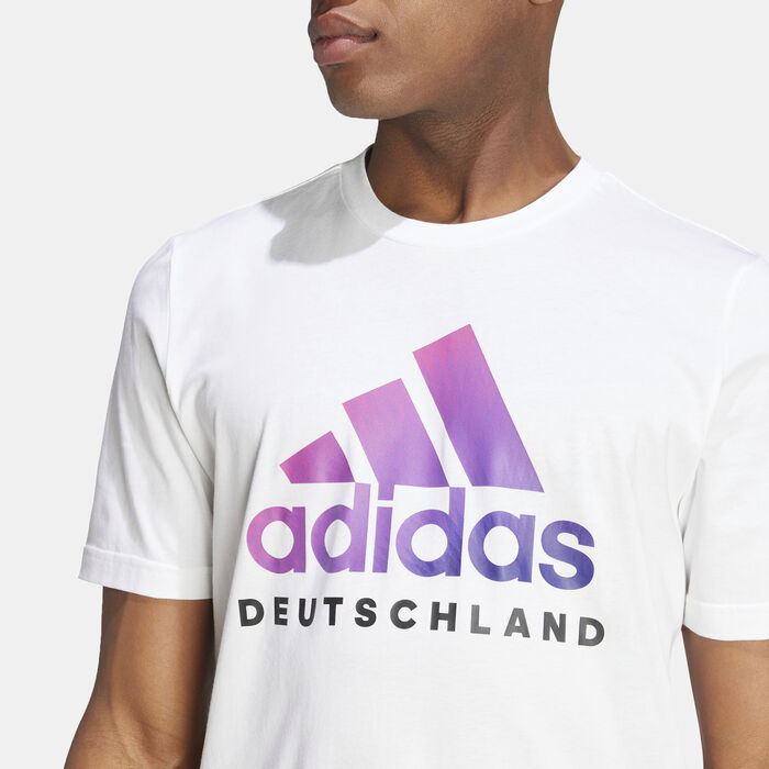 adidas Men's Germany DNA T-Shirt White adidas Men's Germany DNA T-Shirt White image number 3