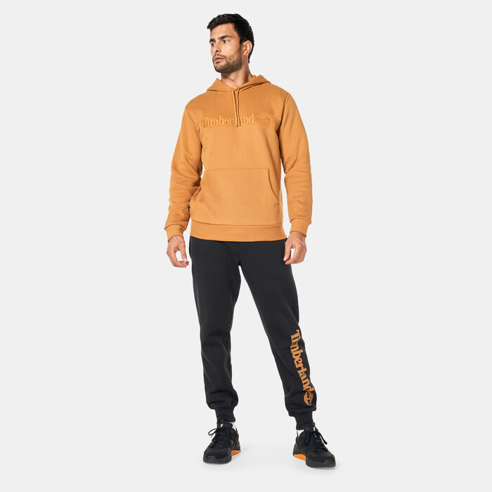 Timberland Men's Embroidery Tonal Hoodie Brown Timberland Men's Embroidery Tonal Hoodie Brown image number 2