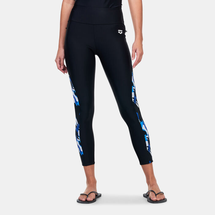 Arena Women's Modesty Swimming Leggings Multi-Color Arena Women's Modesty Swimming Leggings Multi-Color image number 0