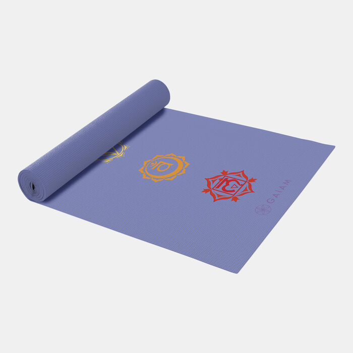 Gaiam Chakra Yoga Mat (4mm) Multi-Color image number 0