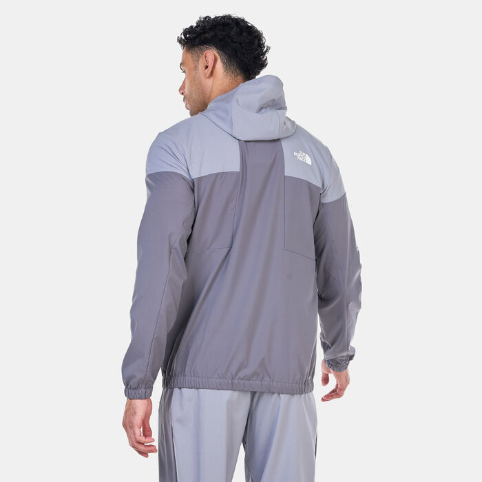 The North Face Men's Mountain Athletics Wind Full-Zip Hoodie Grey The North Face Men's Mountain Athletics Wind Full-Zip Hoodie Grey image number 1