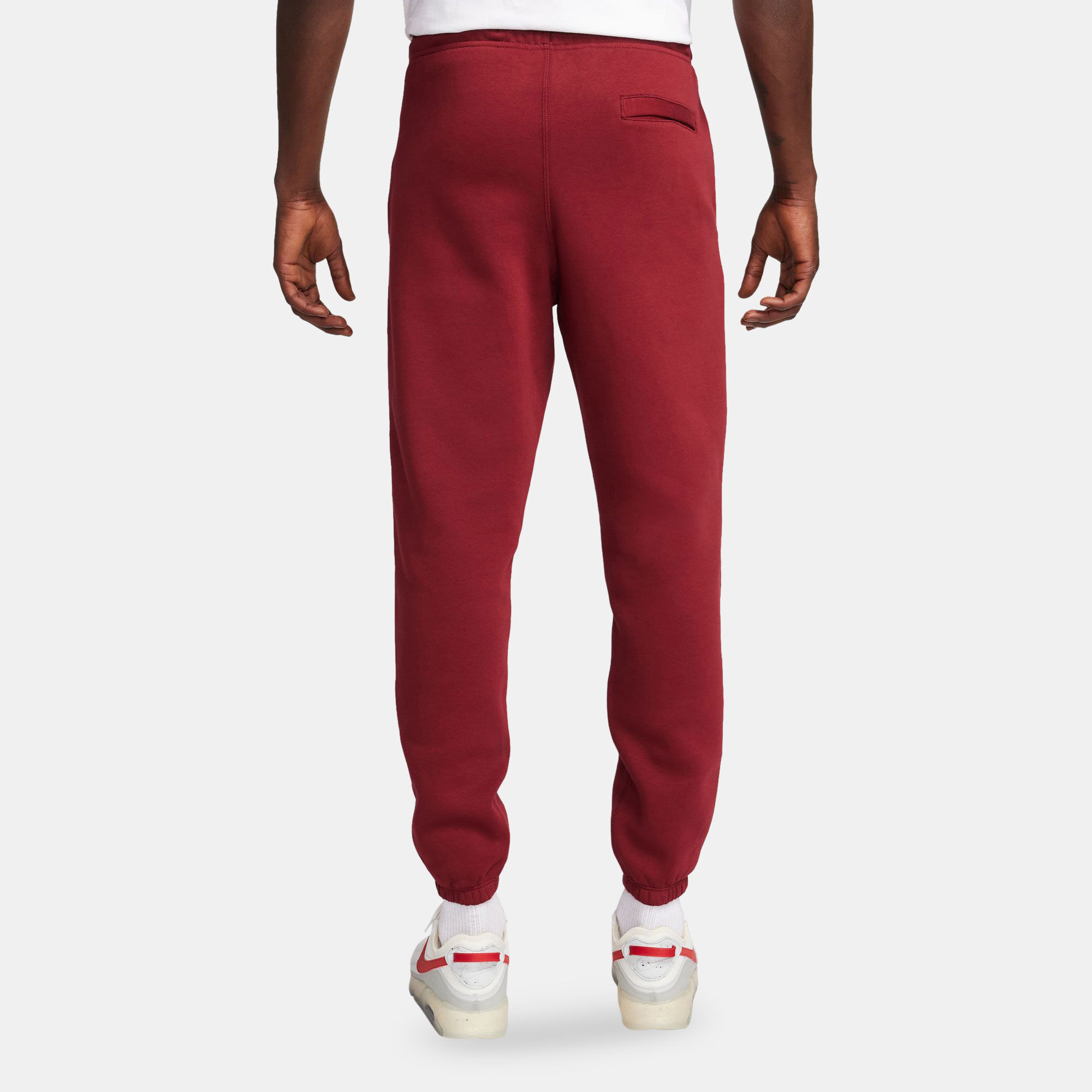 Men s Club Fleece Cuffed Trousers Maroon Nike in KSA SSS