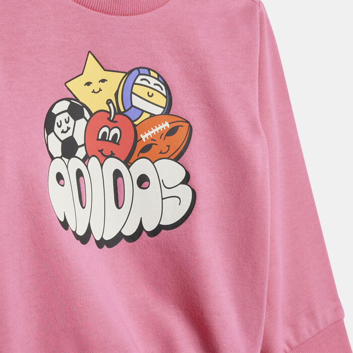 adidas Kids' Seasonal Essentials Tracksuit Pink adidas Kids' Seasonal Essentials Tracksuit Pink image number 2