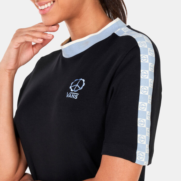 Vans Women's Peace Checkerboard Dress Black image number 3