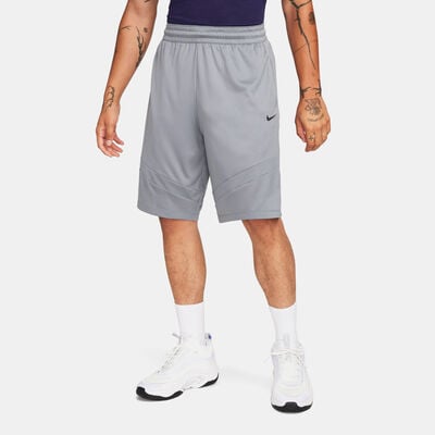 Nike Men's Icon Dri-FIT Basketball Shorts Grey Nike Men's Icon Dri-FIT Basketball Shorts Grey