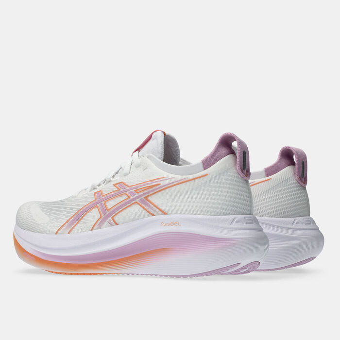 ASICS Women's GEL-NIMBUS 27 Running Shoes White ASICS Women's GEL-NIMBUS 27 Running Shoes White image number 2