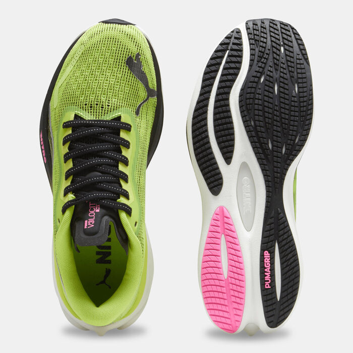 PUMA Women's Velocity NITRO 3 Psychedelic Rush Running Shoes yellow PUMA Women's Velocity NITRO 3 Psychedelic Rush Running Shoes yellow image number 7