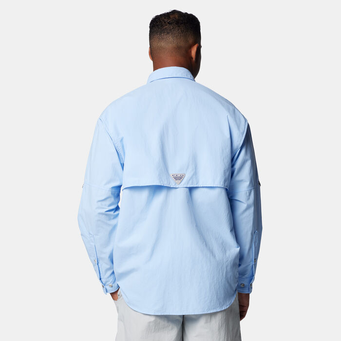 Columbia Men's Bahama™ II Long Sleeve Shirt Blue Columbia Men's Bahama™ II Long Sleeve Shirt Blue image number 1
