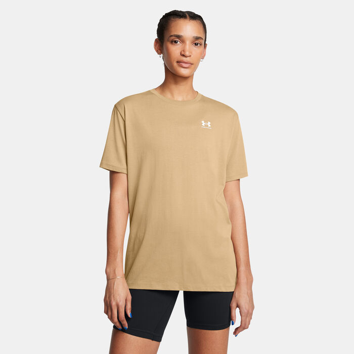 Under Armour Women's BF Logo T-Shirt Brown image number 0