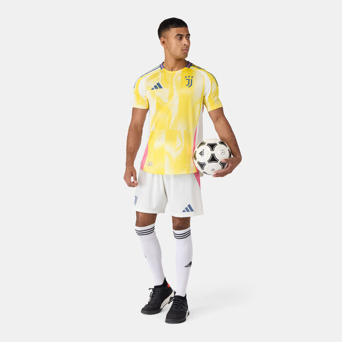 adidas Men's Juventus 24/25 Away Authentic Football Jersey yellow image number 2