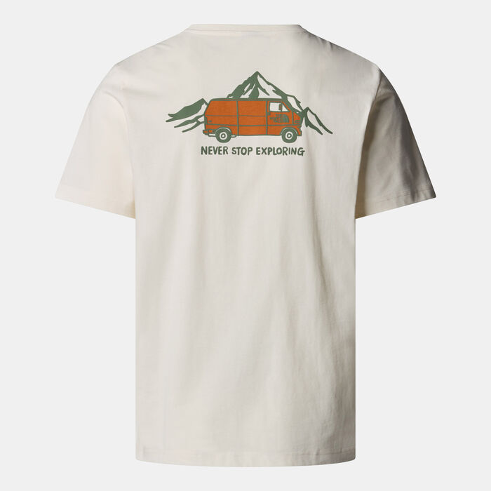 The North Face Men's Graphic T-Shirt White The North Face Men's Graphic T-Shirt White image number 1