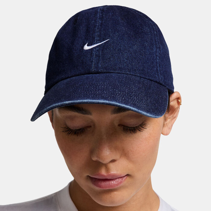 Nike Club Unstructured Denim Cap Blue image number 3