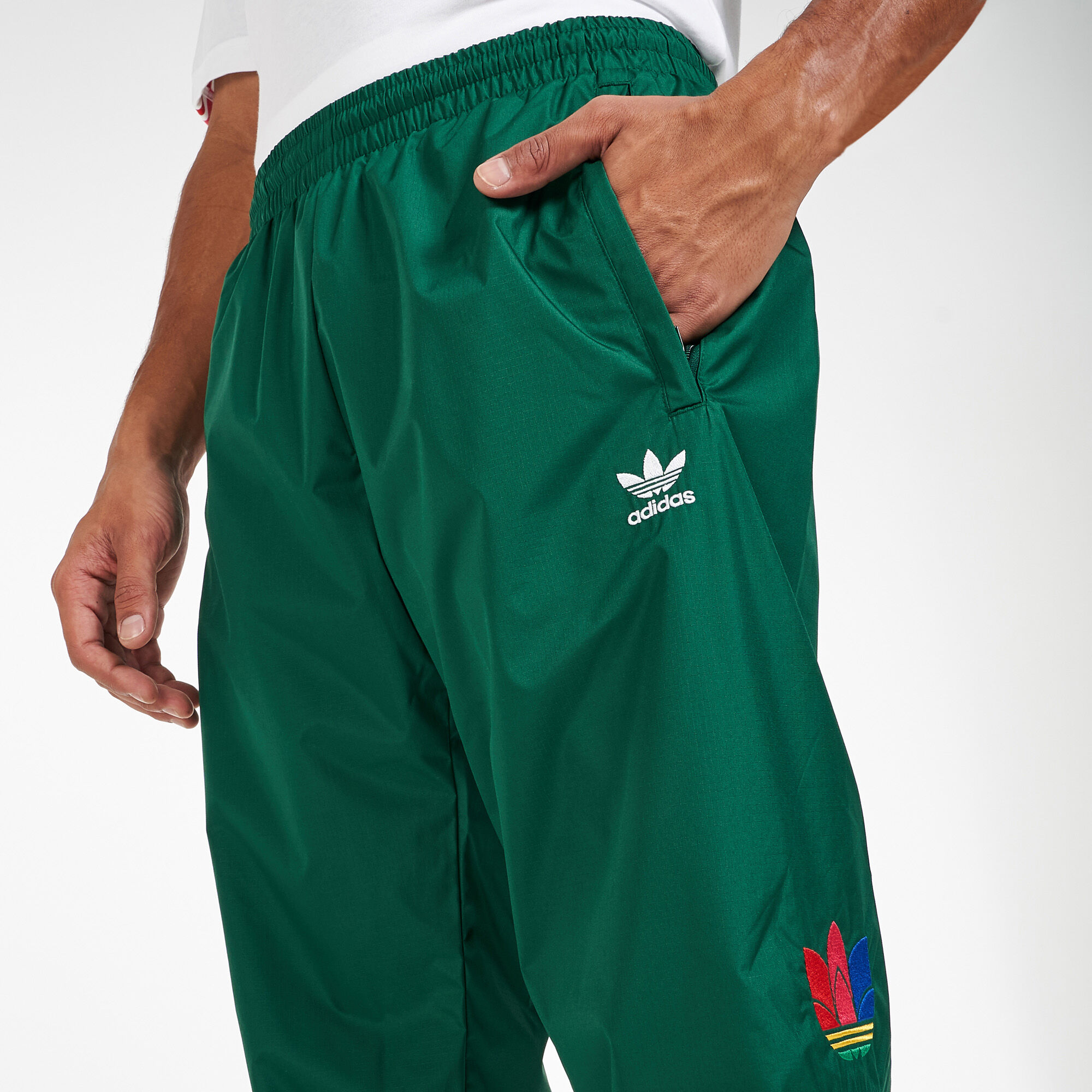 3 stripe outlet pants green