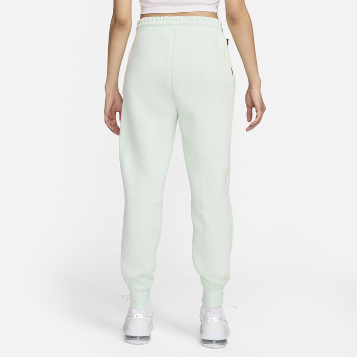 Nike Women's Sportswear Tech Fleece Mid-Rise Joggers Green Nike Women's Sportswear Tech Fleece Mid-Rise Joggers Green image number 1