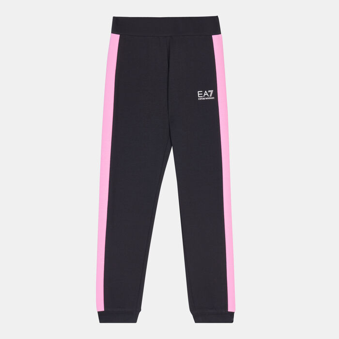 EA7 Emporio Armani Kids' ColourBlock Logo Sweatpants Black EA7 Emporio Armani Kids' ColourBlock Logo Sweatpants Black image number 0