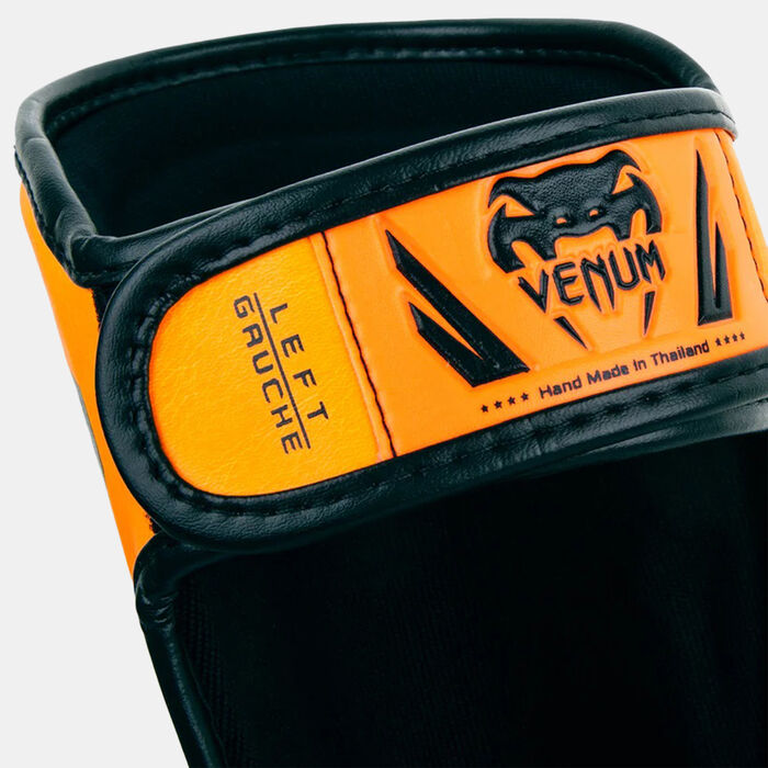 Venum Kids' Elite Shin Guards Orange image number 2