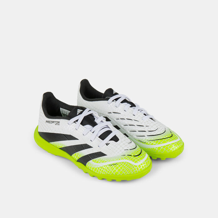 adidas Kids' Predator League Turf Ground Football Shoes White adidas Kids' Predator League Turf Ground Football Shoes White image number 1