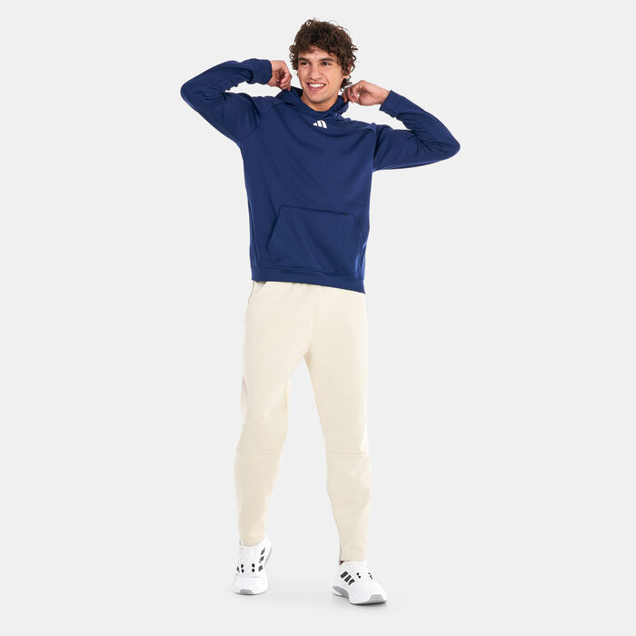 adidas Men's Train Icons 3-Stripes Training Hoodie Blue adidas Men's Train Icons 3-Stripes Training Hoodie Blue image number 2