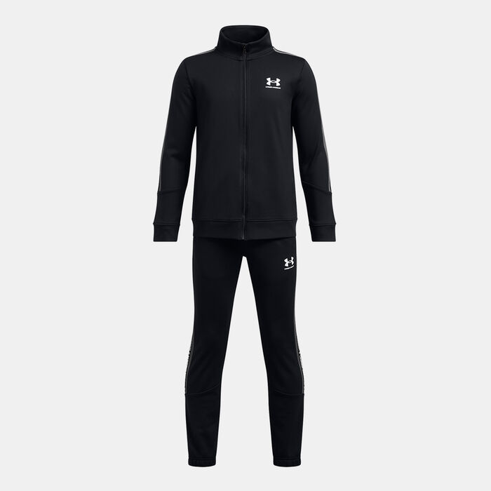Under Armour Kids' Icon Knit Tracksuit Black Under Armour Kids' Icon Knit Tracksuit Black image number 0