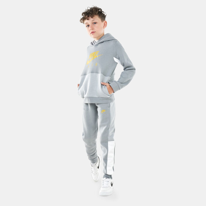 Nike Kids' Sportswear Air Pullover Hoodie Grey Nike Kids' Sportswear Air Pullover Hoodie Grey image number 2