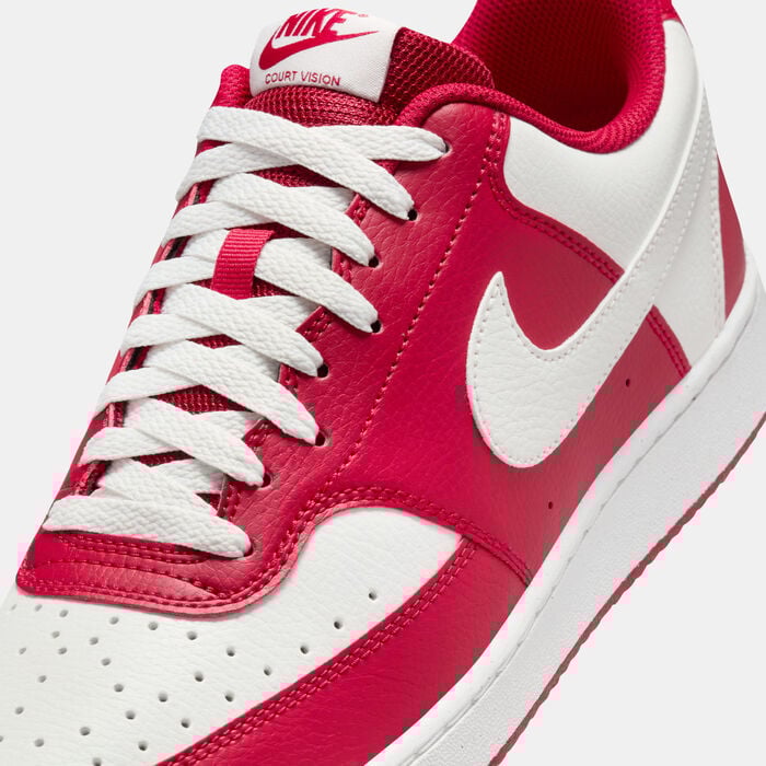 Nike Men's Court Vision Low Shoes Red Nike Men's Court Vision Low Shoes Red image number 5