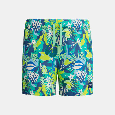 Speedo Kids' Digi Printed Swimming Shorts Green