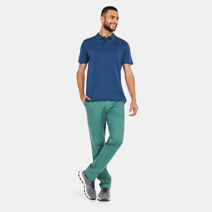 Timberland Men's Outdoor Heritage EK+ Polo Shirt Blue Timberland Men's Outdoor Heritage EK+ Polo Shirt Blue image number 2