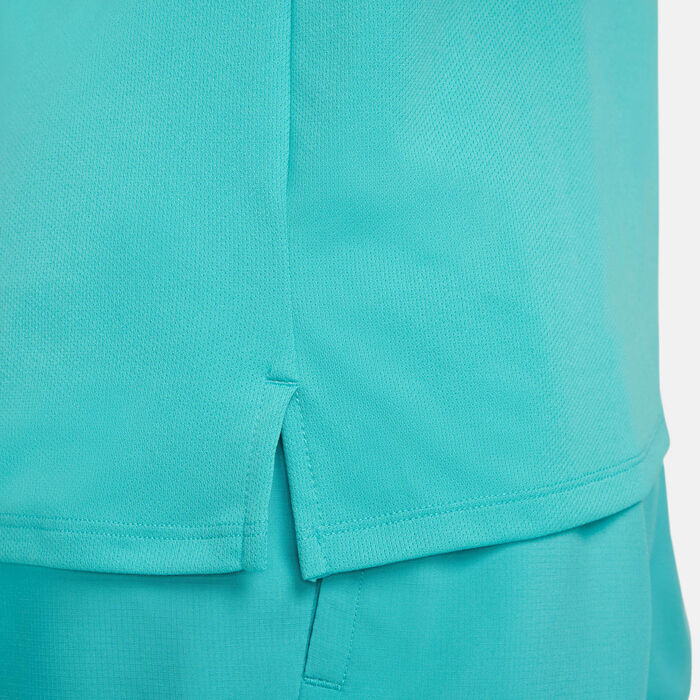 Nike Men's Miler Dri-FIT UV Running T-Shirt Blue image number 4