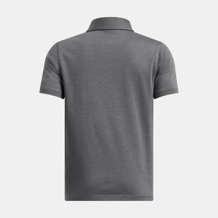 Under Armour Kids' Icon Polo Shirt Grey image number 1