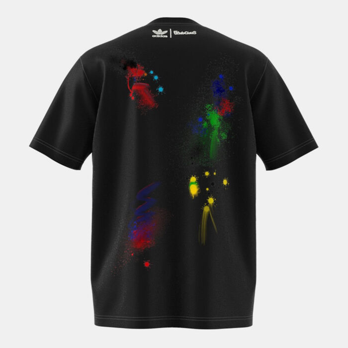 adidas Originals Men's x FEWOCiOUS Graphic T-Shirt Black adidas Originals Men's x FEWOCiOUS Graphic T-Shirt Black image number 1