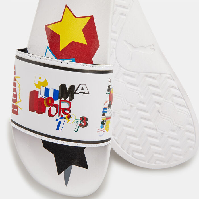 PUMA Men's Leadcat 2.0 Trash Talk Slides White PUMA Men's Leadcat 2.0 Trash Talk Slides White image number 2