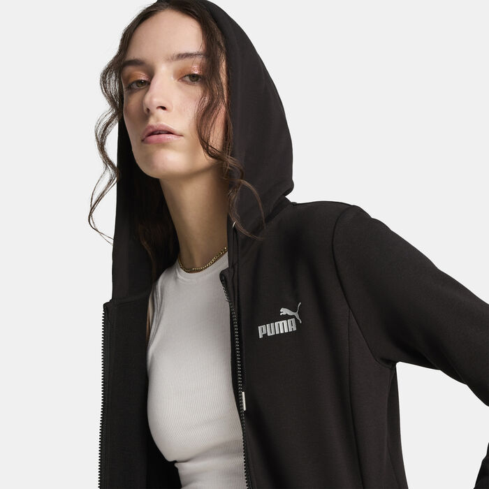 PUMA Women's Metallic Graphic Tracksuit Black PUMA Women's Metallic Graphic Tracksuit Black image number 3