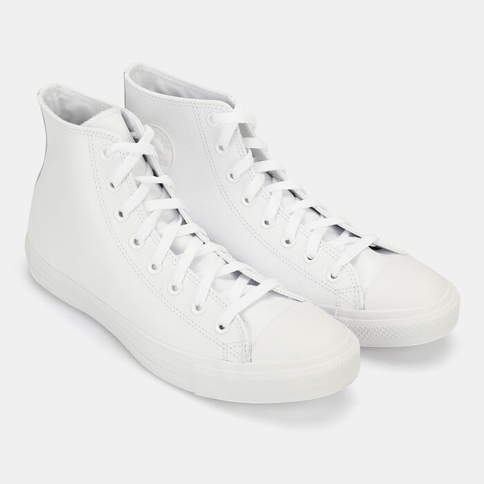 Converse Chuck Taylor All Star Leather Mono Unisex Shoe White image number 3