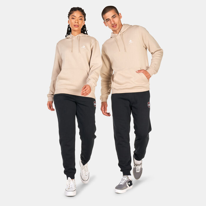 Converse Star Chevron Embroidered Classic Hoodie Beige image number 2