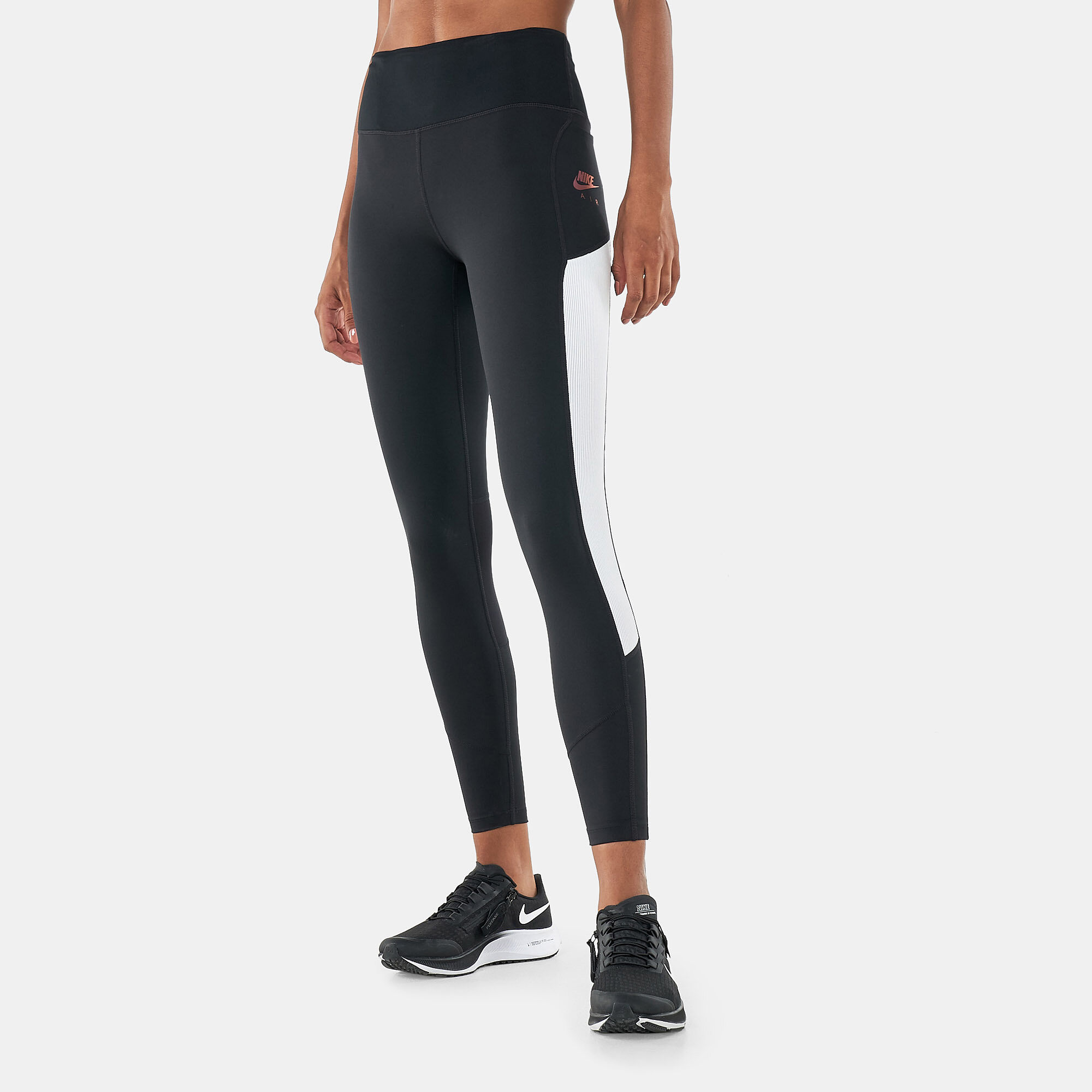 Nike air running hotsell leggings in grey