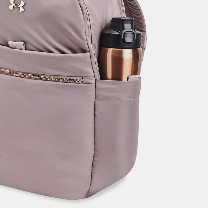 Under Armour Women's Studio Campus Backpack Grey Under Armour Women's Studio Campus Backpack Grey image number 3