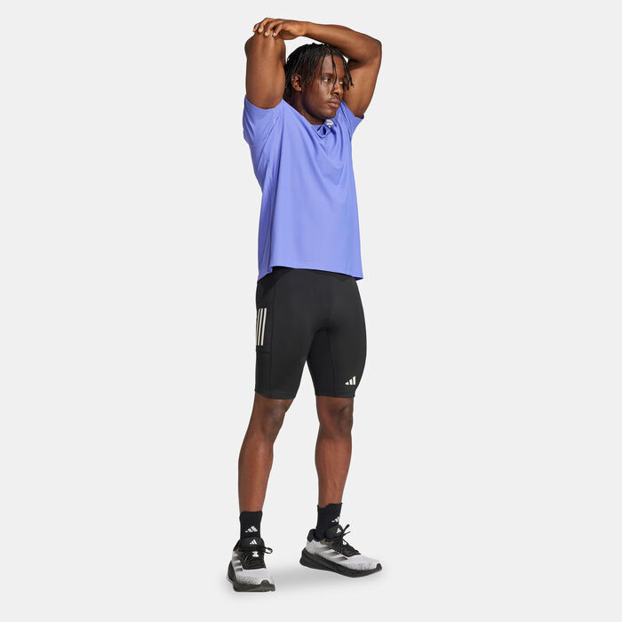 adidas Men's Own the Run T-Shirt Blue image number 2