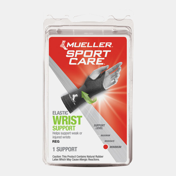 Mueller Elastic Wrist Support Black Mueller Elastic Wrist Support Black image number 0