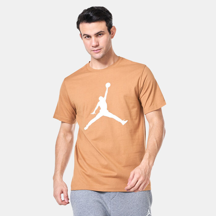 Jordan Men's Jumpman Crew T-Shirt Brown Jordan Men's Jumpman Crew T-Shirt Brown image number 0