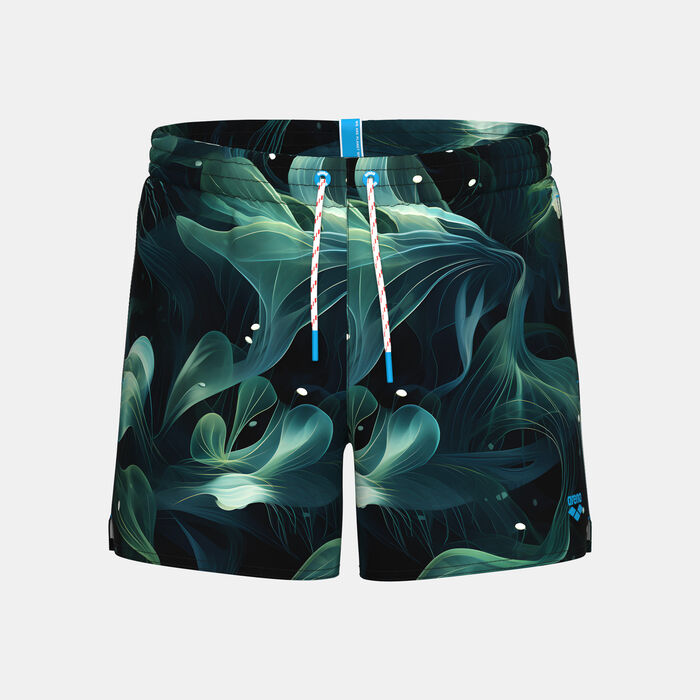 Arena Men's Printed Beach Shorts Green Arena Men's Printed Beach Shorts Green image number 0