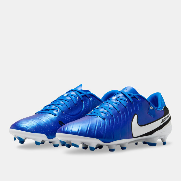 Nike Men's Tiempo Legend 10 Academy Multi-Ground Football Shoe Blue image number 1