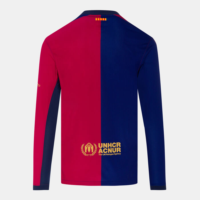 Nike Men's FC Barcelona 24/25 Home Replica Football Jersey Blue Nike Men's FC Barcelona 24/25 Home Replica Football Jersey Blue image number 1