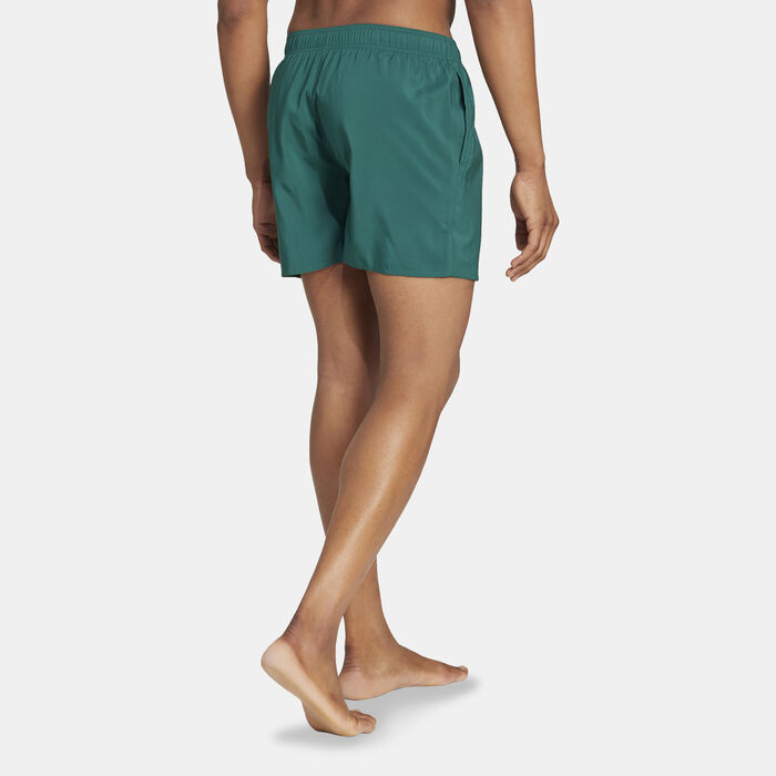 adidas Men's Solid CLX Swimming Shorts Black adidas Men's Solid CLX Swimming Shorts Black image number 1